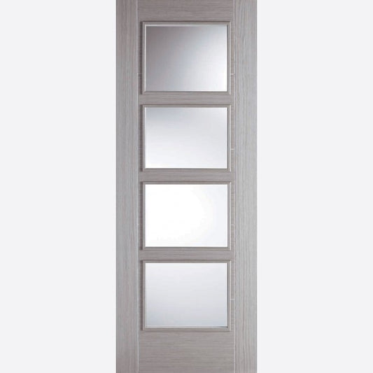 Image for LPD Vancouver Light Grey 4 Lite Glazed Internal Door