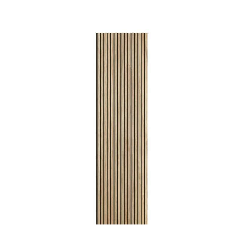 Wooden Slat Acoustic Wall Panel 2400mm x 600mm x 21mm - All Colours