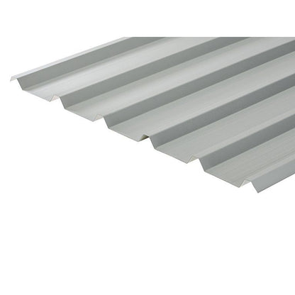 Cladco 32/1000 Box Profile Polyester Paint Coated 0.5mm Metal Roof Sheet Light Grey  - All Sizes