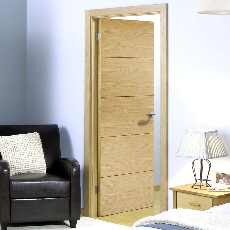 LPD Lille Oak Internal Fire Door 78in x 30in x 44mm (1981 x 762mm)