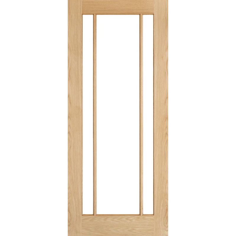 LPD Lincoln Oak Glazed Internal Door 78in x 27in x 35mm (1981 x 686mm)