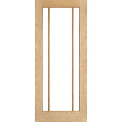 LPD Lincoln Oak Glazed Internal Door 78in x 27in x 35mm (1981 x 686mm)