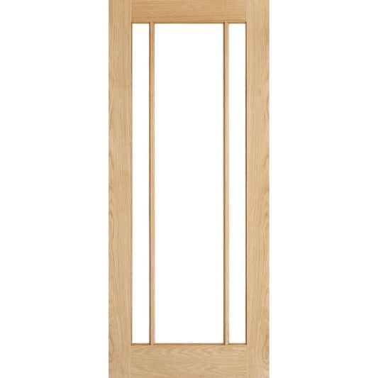 LPD Lincoln Oak Glazed Internal Door 78in x 27in x 35mm (1981 x 686mm)