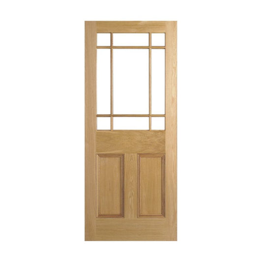 LPD Downham Oak Unglazed Internal Door 78in x 30in x 35mm (1981 x 762mm)