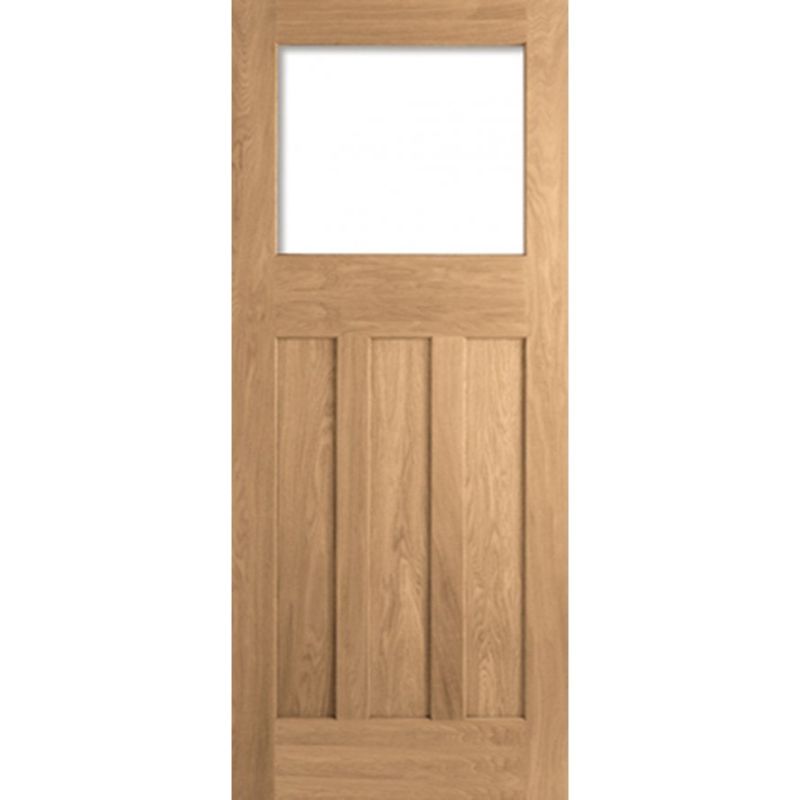 LPD DX Top Light Oak Internal Door 78in x 30in x 35mm (1981 x 762mm)