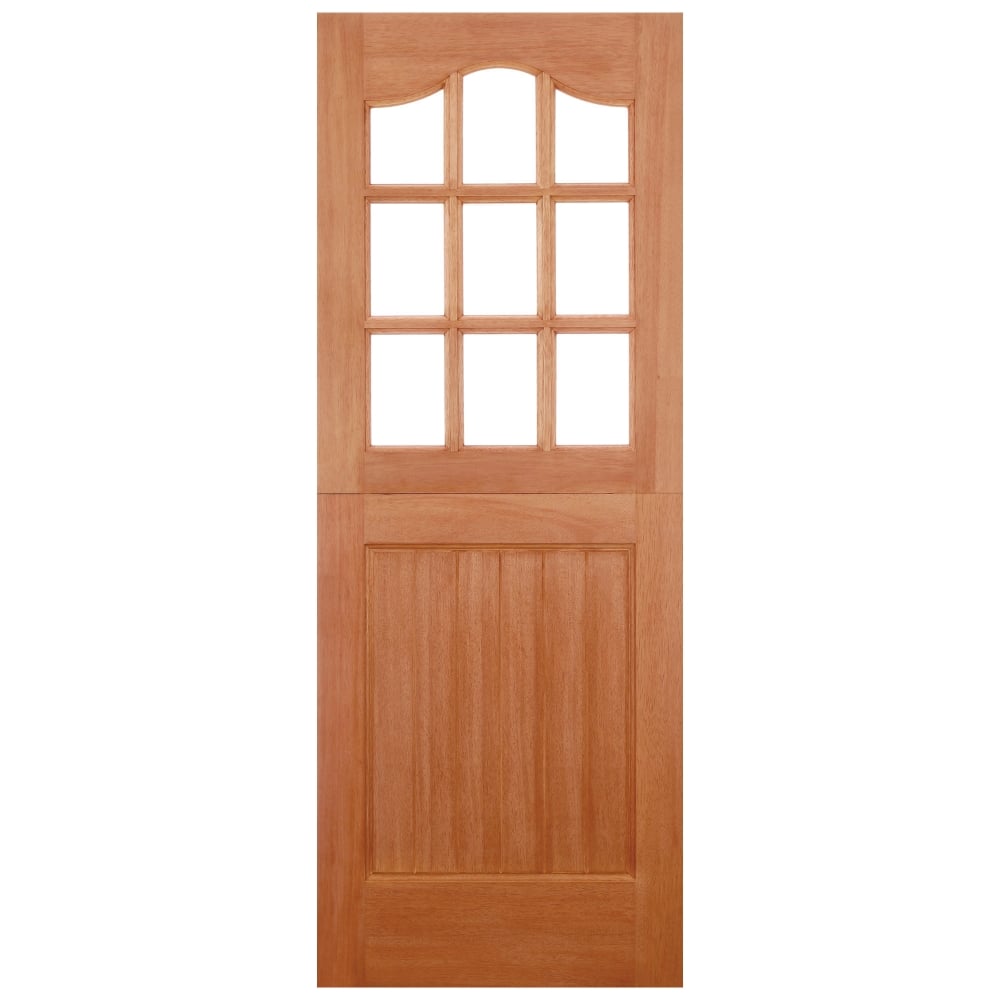 Image for LPD Stable 9 Lite Dowel Hardwood External Door