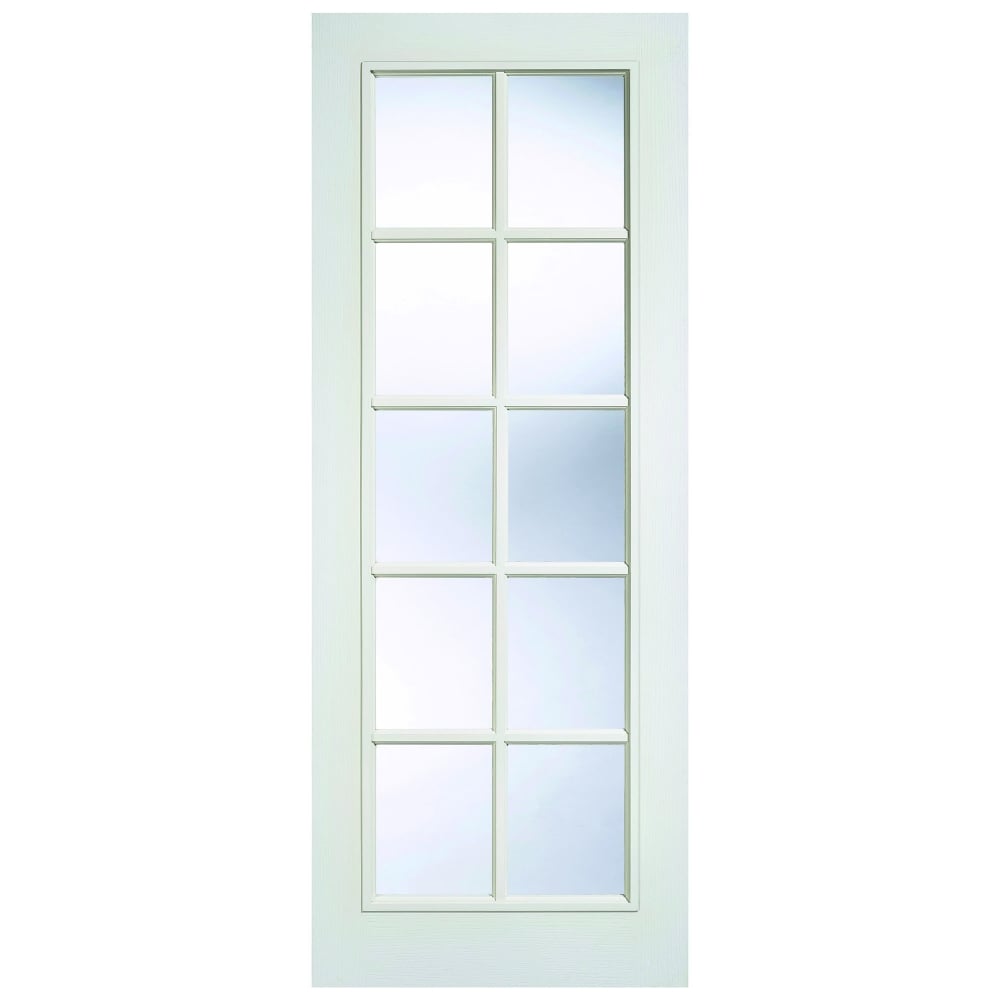 Image for LPD White Moulded 10 Lite Glazed Internal Door