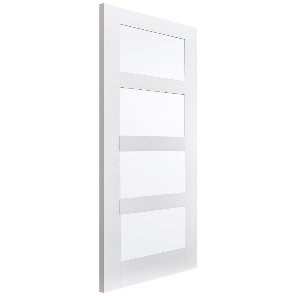 Image for LPD Shaker 4 Panel White Primed FD30 Internal Door