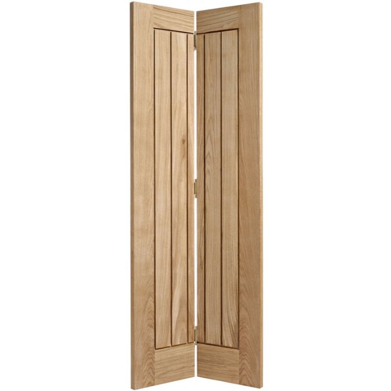 LPD Mexicano Oak Internal Bi Fold Door 78in x 27in x 35mm (1981 x 686mm)