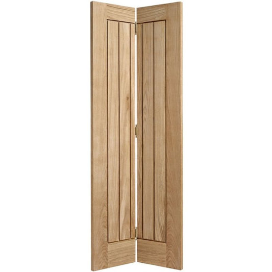 LPD Mexicano Oak Internal Bi Fold Door 78in x 27in x 35mm (1981 x 686mm)