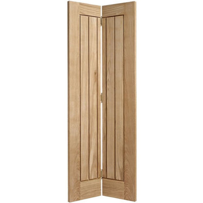 LPD Mexicano Oak Internal Bi Fold Door 78in x 30in x 35mm (1981 x 762mm)