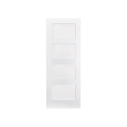 LPD Shaker 4 Panel White Primed - 78In x 24In x 35mm (1981 x 610mm)