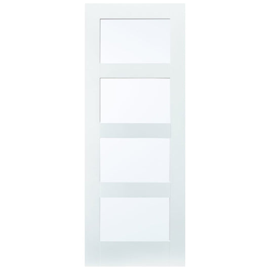 Image for LPD Shaker 4 Panel White Primed FD30 Internal Door