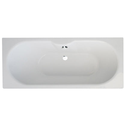 Aqua Luna 1700mm x 750mm Double Ended Bath 