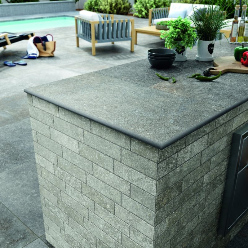 Luna Silver Stone-Finish Outdoor Paving Tile - All Sizes