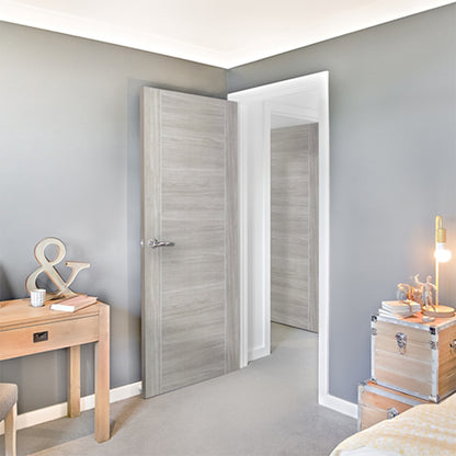 XL Joinery White Grey Laminate Forli Door