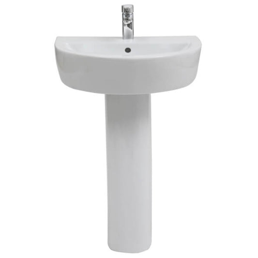 Aqua Emme 560mm Basin - 1 Tap Hole 