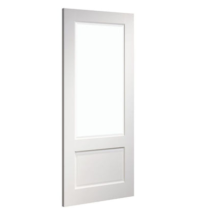 Deanta Madison Clear Bevelled Glaze Interior White Primed Door