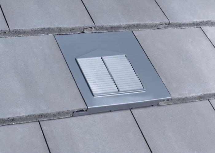 Klober Venduct Flat Profile-Line Tile Vent - Slate Grey