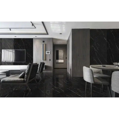 Marquina Polished Porcelain Wall and Floor Tile 1200mm x 600mm (2 per Box)