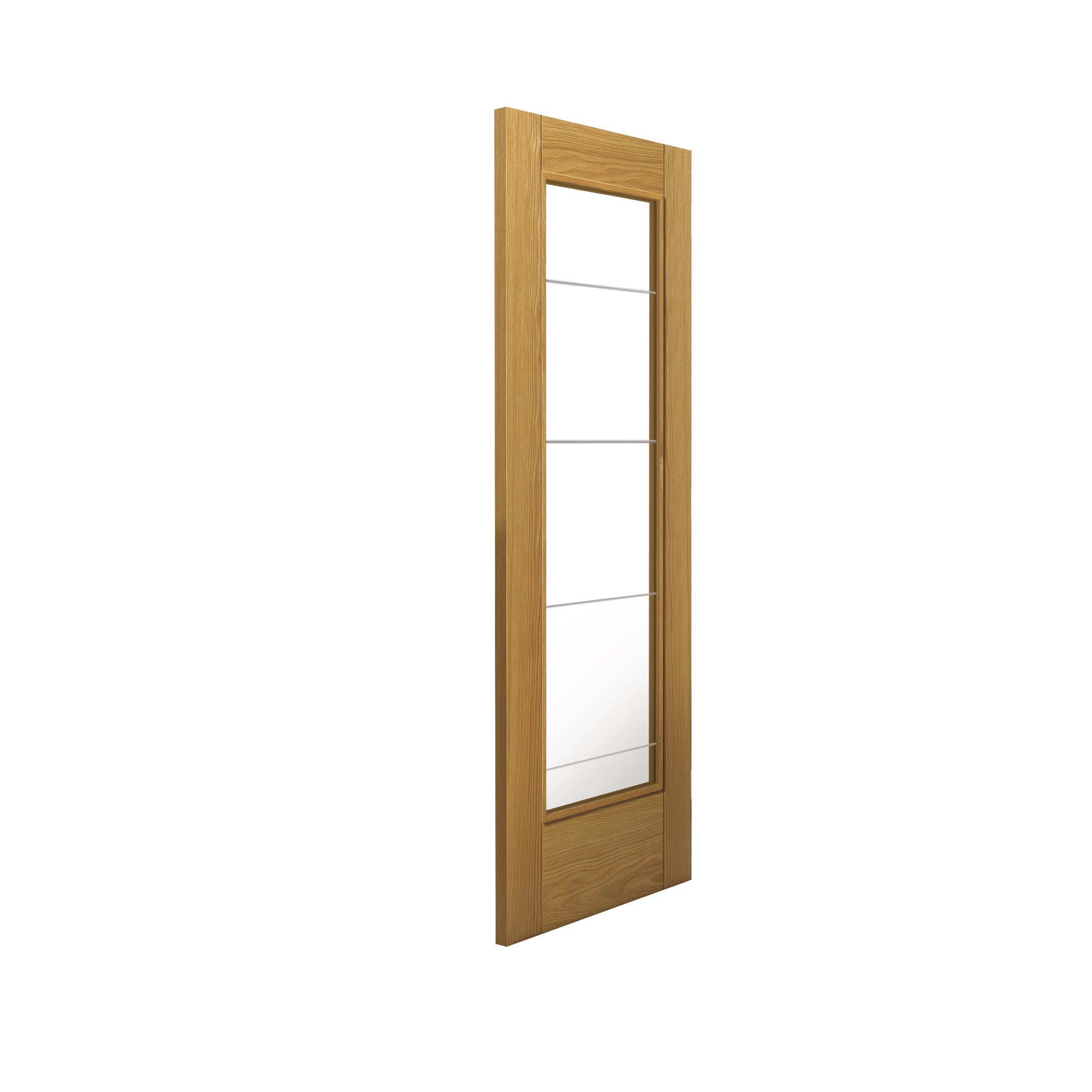 Image for JB Kind Oak Medina Glazed Pre-Finished Internal Door