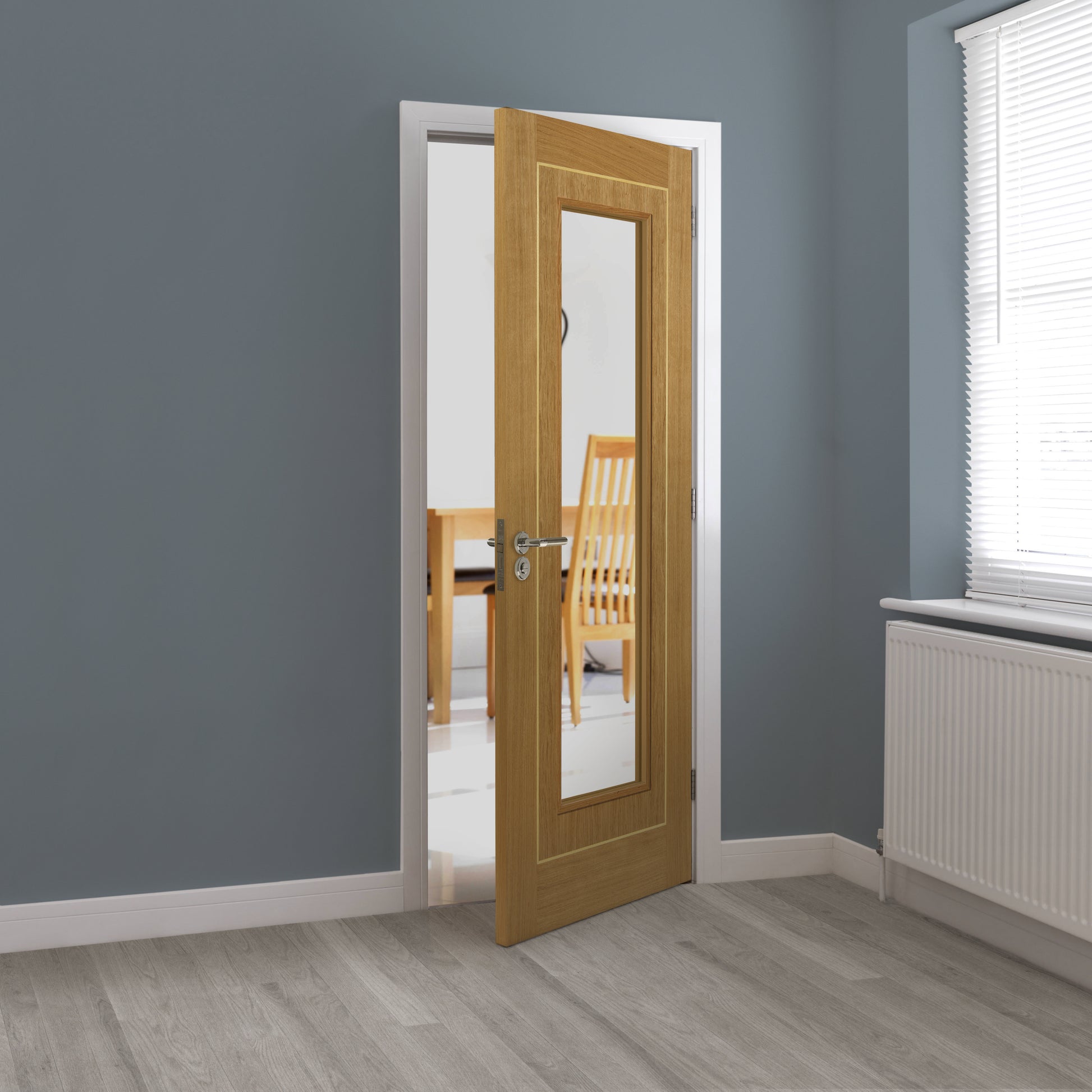 Image for JB Kind Oak Minerva Pre-Finished Internal Door