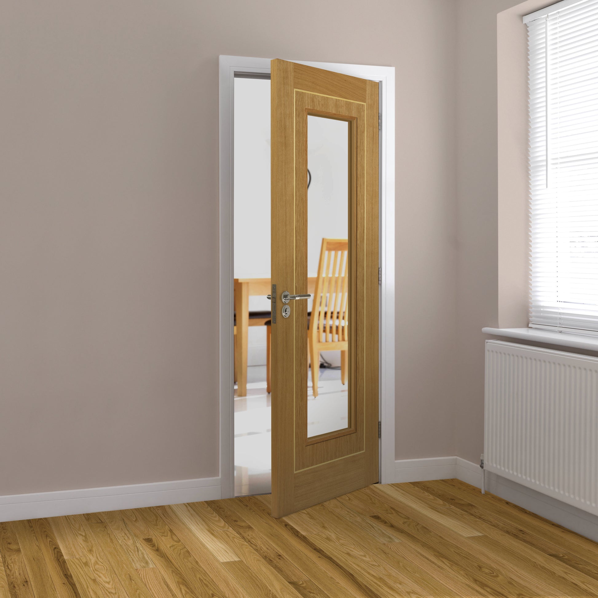 Image for JB Kind Oak Minerva Pre-Finished Internal Door