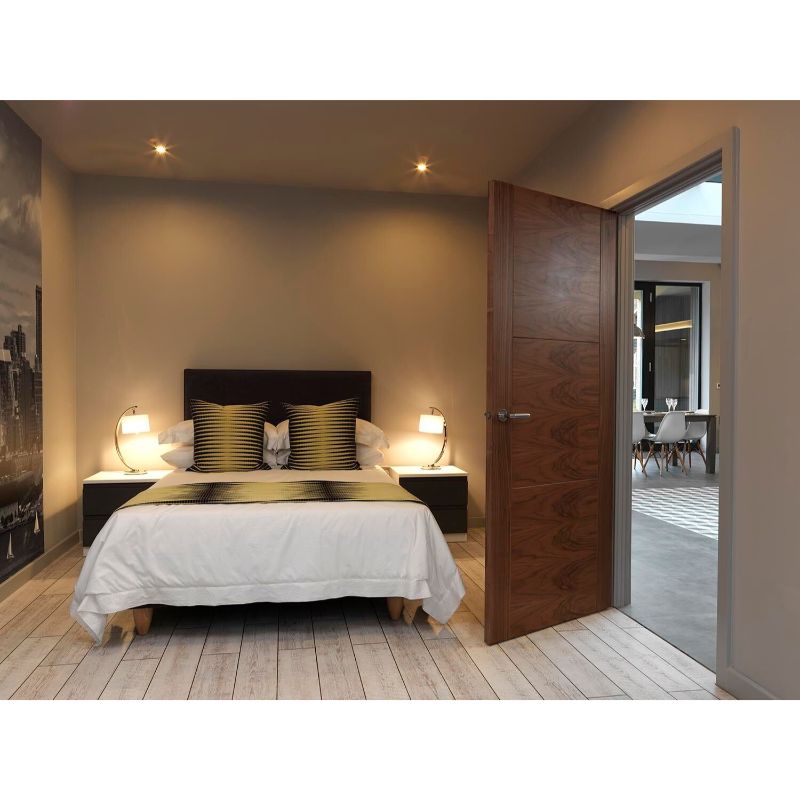 JB Kind Walnut  Mistral Pre-Finished Internal Fire Door 2040 X 826 X 44mm