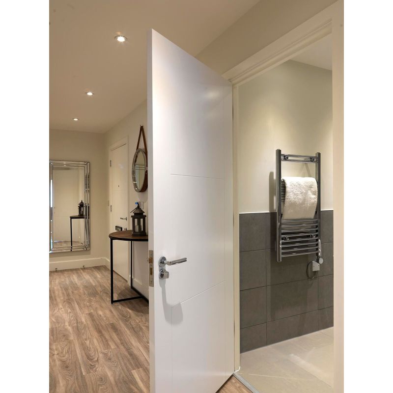 JB Kind Mistral White Primed Internal Door 2040 X 626 X 40mm