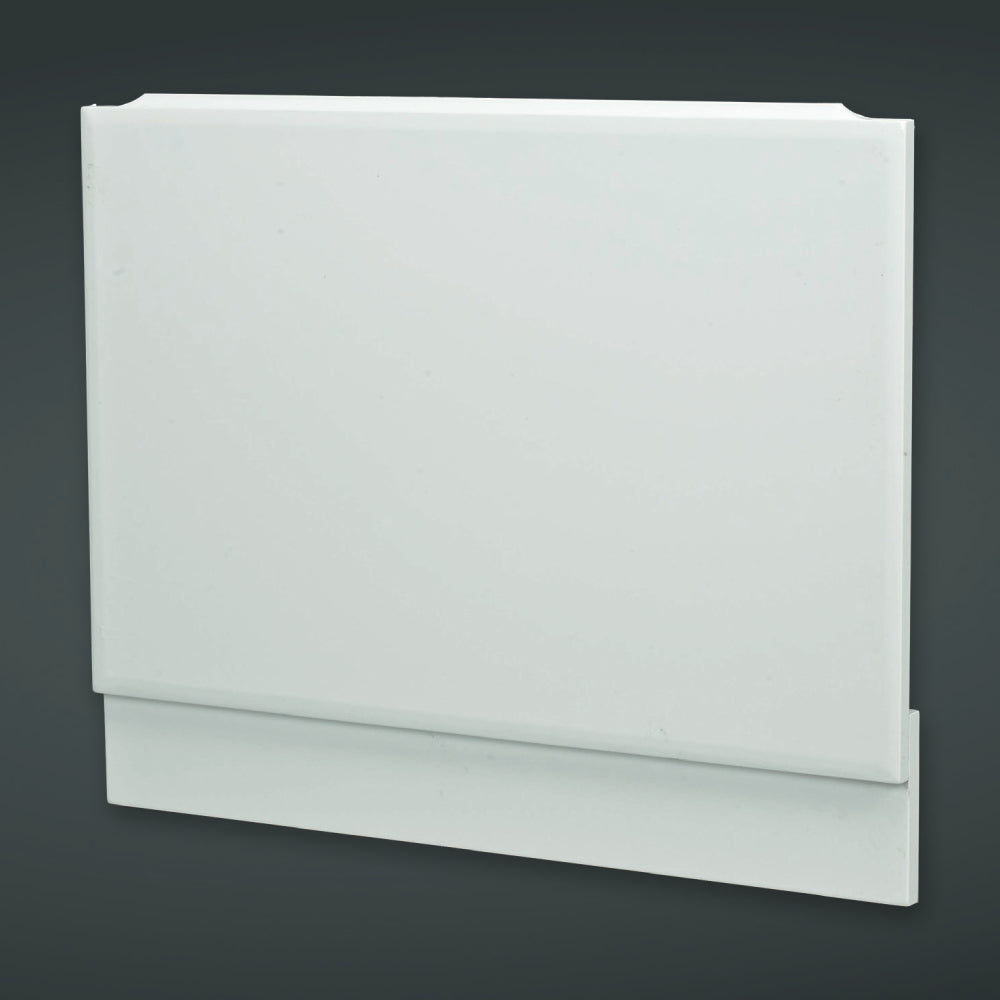 RAK Ceramics 800 x 585 mm High Gloss White End Bath Panel