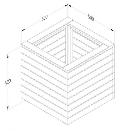 Forest Modular Wooden Seating - Option 1