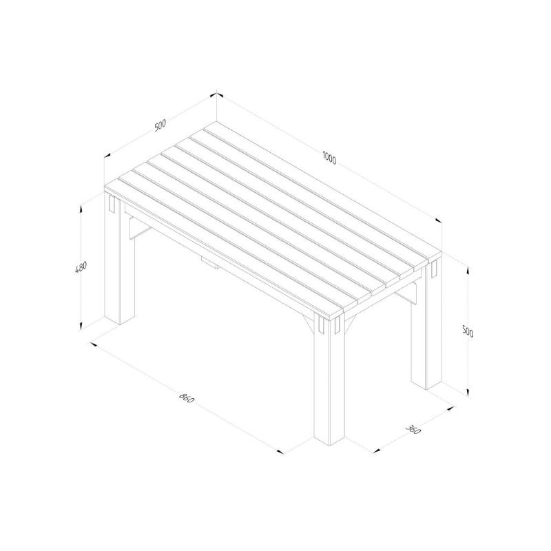 Forest Modular Wooden Seating - Option 1