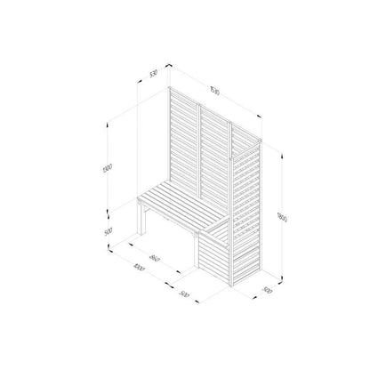 Forest Modular Wooden Seating - Option 1