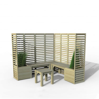 Forest Modular Wooden Seating - Style 3