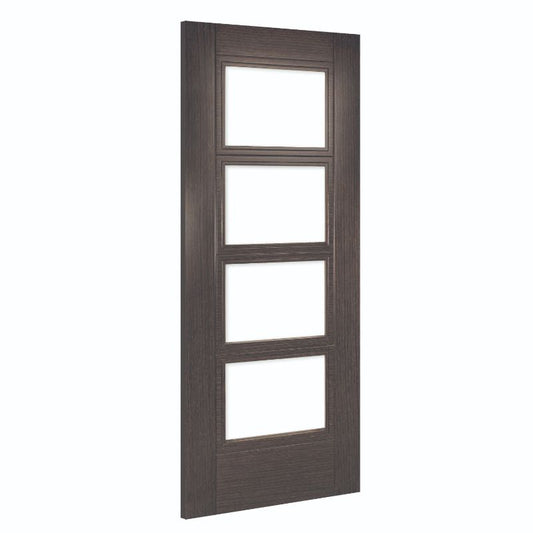 Image for Deanta Montreal Glazed Interior Dark Grey Ash Door