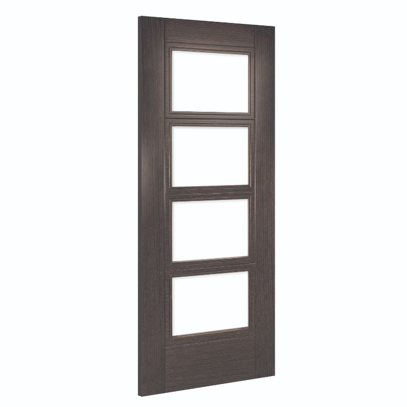 Image for Deanta Montreal Glazed Interior Dark Grey Ash Door 1981 x 838 x 35mm