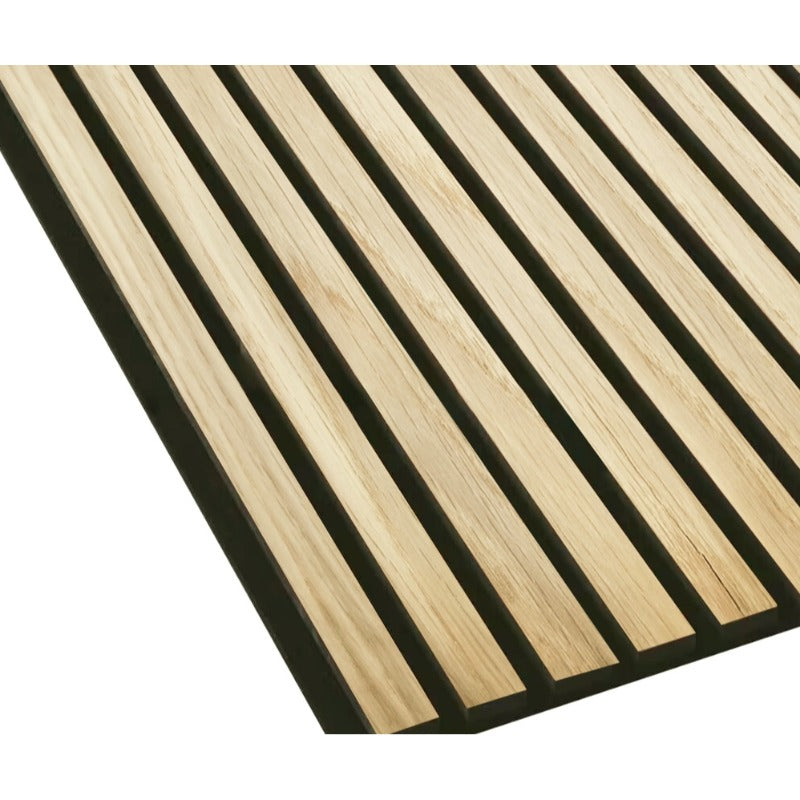 Wooden Slat Acoustic Wall Panel 2400mm x 600mm x 21mm - All Colours