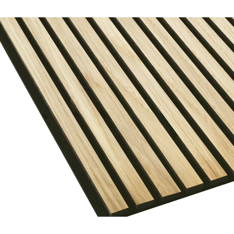 Wooden Slat Acoustic Wall Panel 2400mm x 600mm x 21mm - All Colours