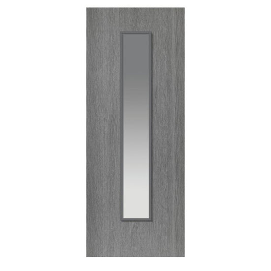 JB Kind Pintado Glazed Grey Painted Internal Door-78in x 27in x 35mm (1981 x 686mm)