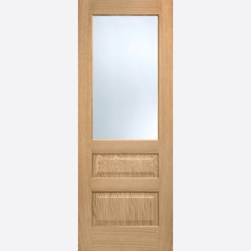 Image for LPD Contemporary Oak Glazed 2 Panel Internal Door