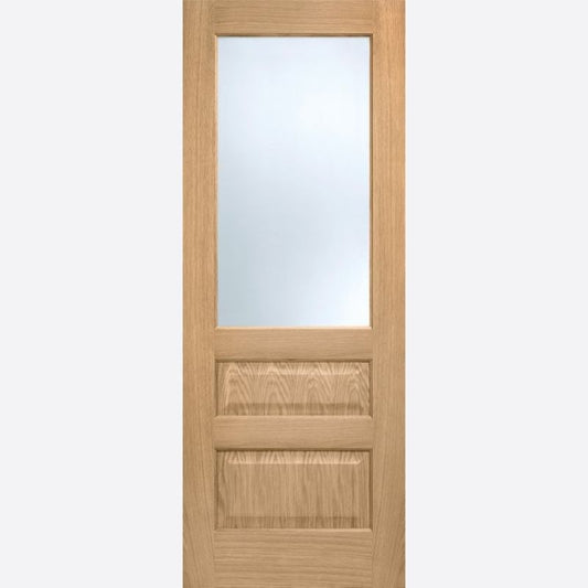 Image for LPD Contemporary Oak Glazed 2 Panel Internal Door