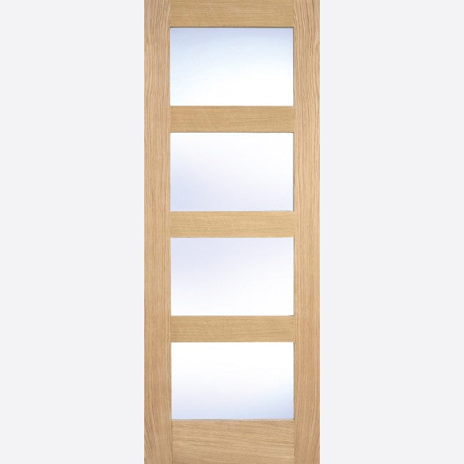 Image for LPD Contemporary Oak Clear Glazed Internal Door