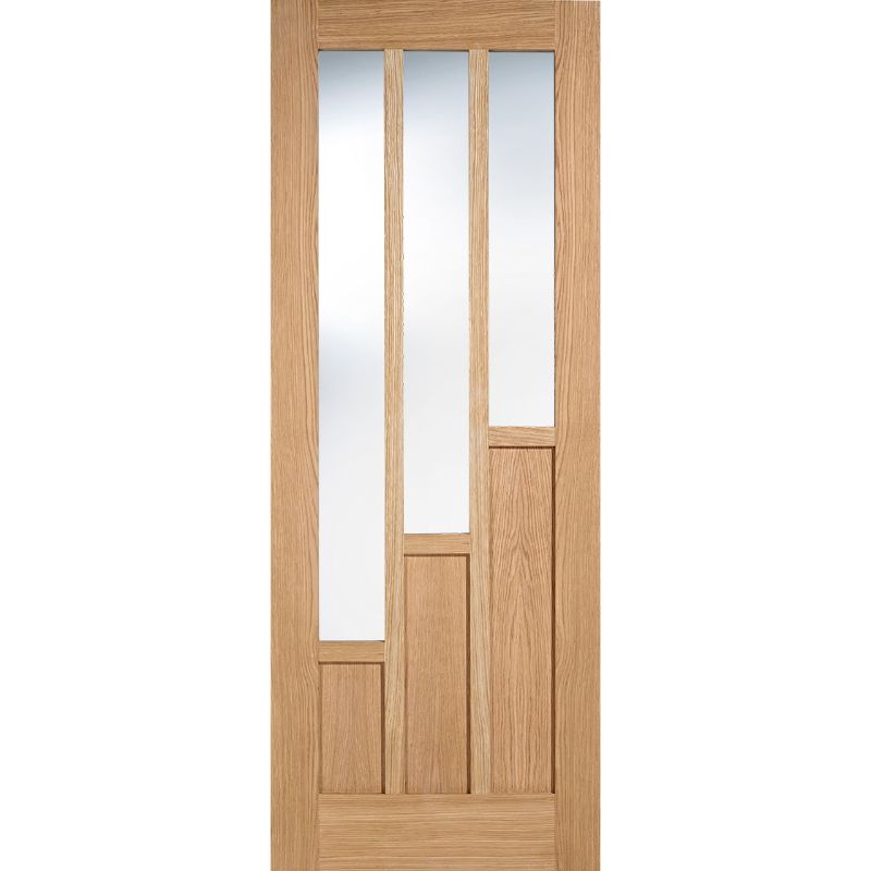 Image for LPD Coventry Pre-Finished Oak Glazed Internal Door