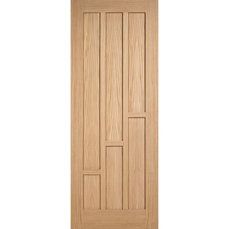 LPD Coventry Oak FD30 Internal Fire Door-78in x 27in x 44mm (1981 x 686mm)