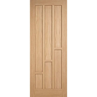 LPD Coventry Oak FD30 Internal Fire Door-78in x 27in x 44mm (1981 x 686mm)