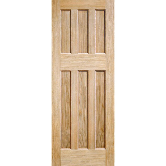 LPD DX Oak 60s Style Internal Fire Door-78in x 27in x 44mm (1981 x 686mm)