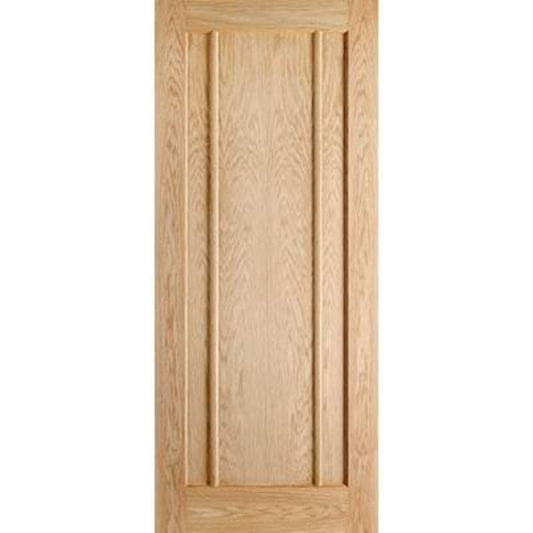 LPD Oak Lincoln Panelled Pre-Finished Internal Door - 2040mm x 726mm