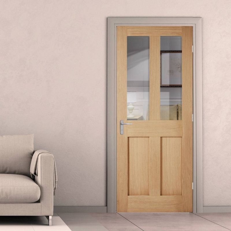 LPD London Oak Glazed Internal Door