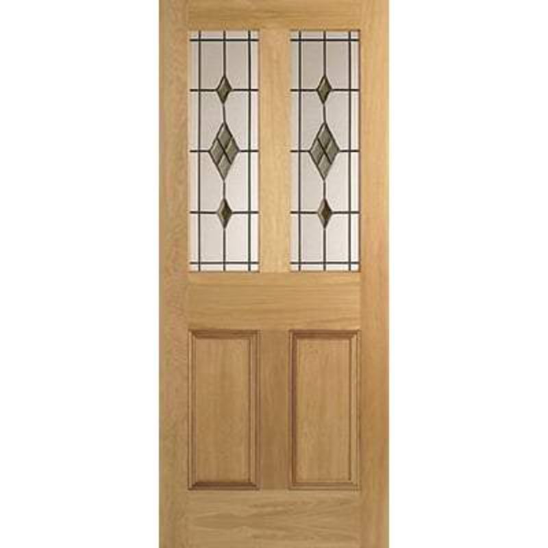 LPD Oak Malton Smoked ABE- Lead Glass Pack - 875mm x 179mm