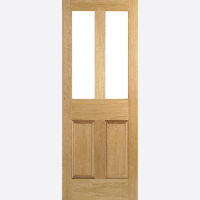 Image for LPD Malton Oak Flat Panel Unglazed Internal Door